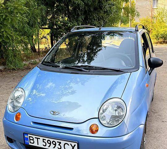 Синий Дэу Матиз, объемом двигателя 0.8 л и пробегом 95 тыс. км за 3200 $, фото 1 на Automoto.ua