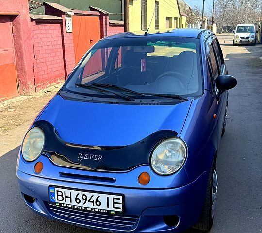 Синий Дэу Матиз, объемом двигателя 0.8 л и пробегом 68 тыс. км за 2400 $, фото 1 на Automoto.ua