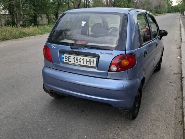 Синий Дэу Матиз, объемом двигателя 0.8 л и пробегом 2 тыс. км за 1250 $, фото 1 на Automoto.ua