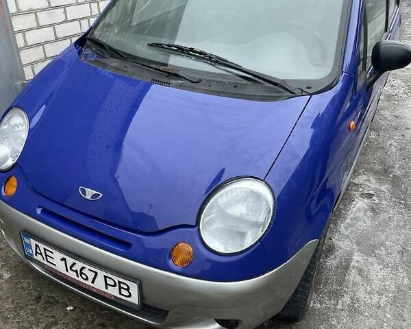 Синий Дэу Матиз, объемом двигателя 1 л и пробегом 200 тыс. км за 1800 $, фото 1 на Automoto.ua