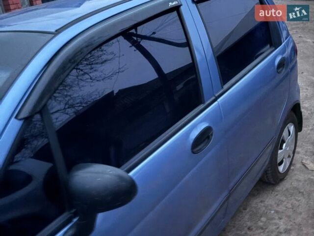 Синий Дэу Матиз, объемом двигателя 0.8 л и пробегом 100 тыс. км за 2500 $, фото 1 на Automoto.ua