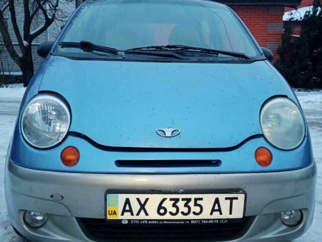 Синий Дэу Матиз, объемом двигателя 1 л и пробегом 68 тыс. км за 2600 $, фото 1 на Automoto.ua
