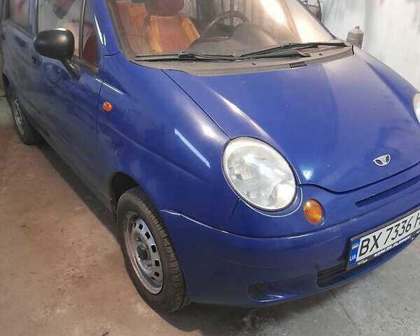 Синий Дэу Матиз, объемом двигателя 0.8 л и пробегом 79 тыс. км за 2500 $, фото 1 на Automoto.ua