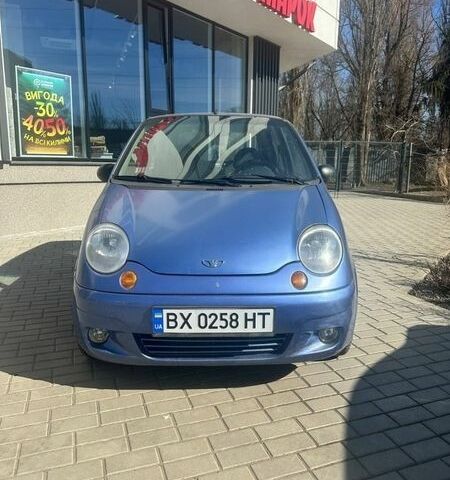 Синий Дэу Матиз, объемом двигателя 0.8 л и пробегом 198 тыс. км за 2450 $, фото 1 на Automoto.ua