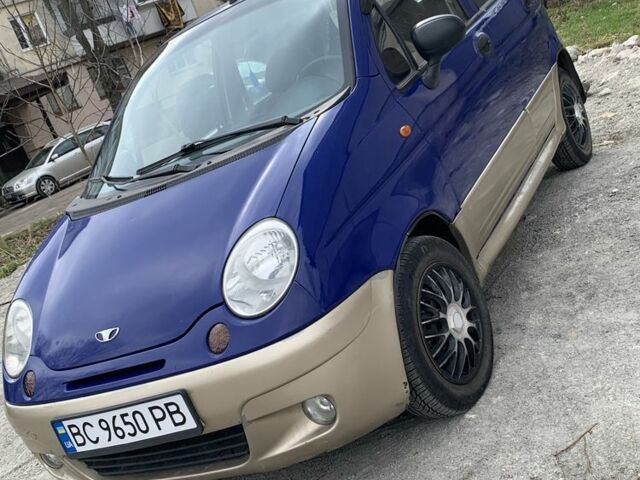 Синий Дэу Матиз, объемом двигателя 1 л и пробегом 180 тыс. км за 1750 $, фото 1 на Automoto.ua