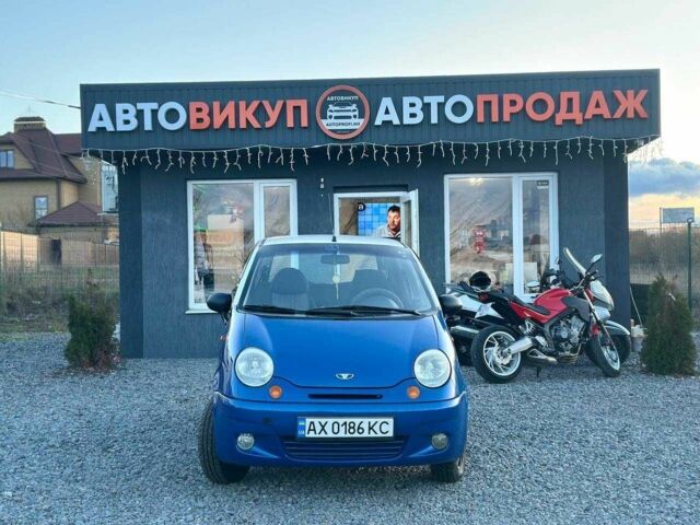 Синий Дэу Матиз, объемом двигателя 0.8 л и пробегом 116 тыс. км за 3350 $, фото 1 на Automoto.ua