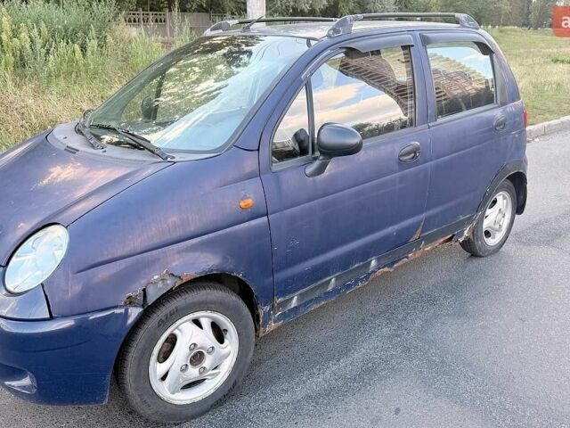 Синій Деу Матіз, об'ємом двигуна 0.8 л та пробігом 150 тис. км за 1000 $, фото 1 на Automoto.ua