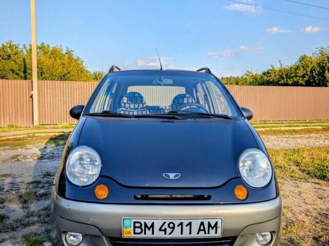Синий Дэу Матиз, объемом двигателя 1 л и пробегом 85 тыс. км за 1640 $, фото 1 на Automoto.ua
