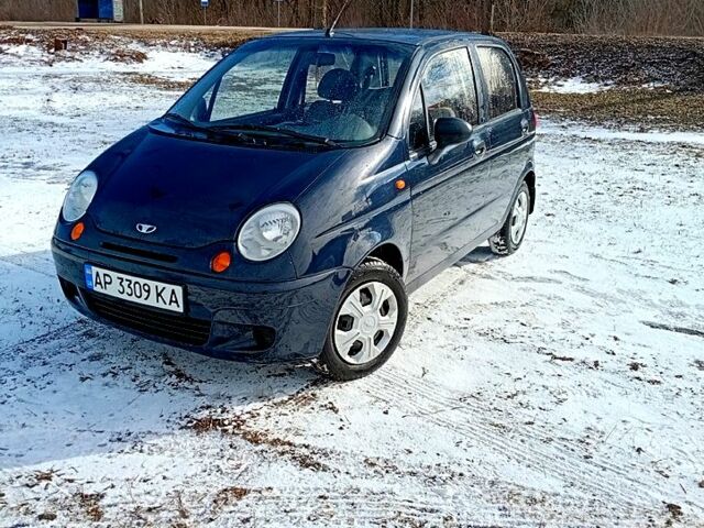 Синий Дэу Матиз, объемом двигателя 0.8 л и пробегом 104 тыс. км за 2400 $, фото 1 на Automoto.ua
