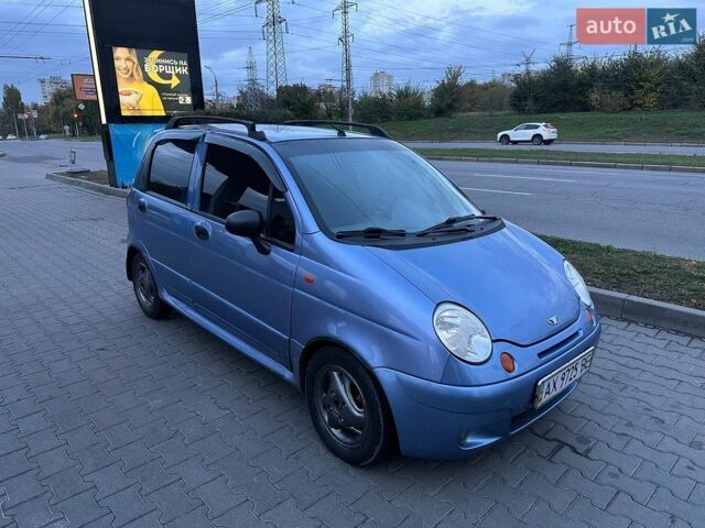 Синий Дэу Матиз, объемом двигателя 1 л и пробегом 130 тыс. км за 1300 $, фото 1 на Automoto.ua