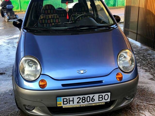 Синий Дэу Матиз, объемом двигателя 1 л и пробегом 125 тыс. км за 2500 $, фото 1 на Automoto.ua
