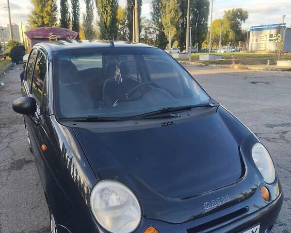 Синий Дэу Матиз, объемом двигателя 0.8 л и пробегом 98 тыс. км за 2400 $, фото 1 на Automoto.ua