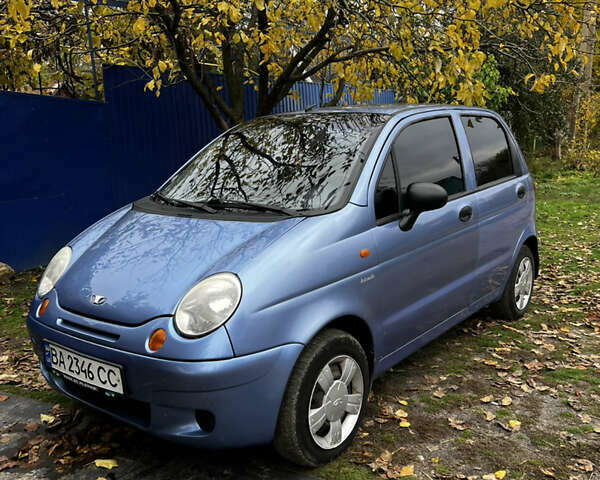Дэу Матиз 2007 в Александрие на Automoto.ua Синий Дэу Матиз, объемом двигателя 0.8 л и пробегом 131 тыс. км за 3000 $, фото 1 на Automoto.ua