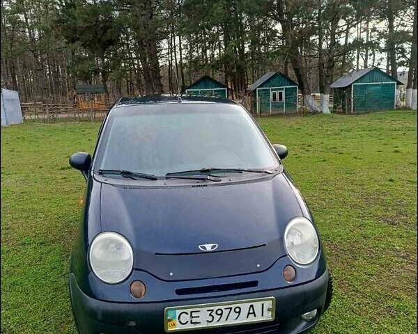 Синий Дэу Матиз, объемом двигателя 0.8 л и пробегом 91 тыс. км за 1800 $, фото 1 на Automoto.ua
