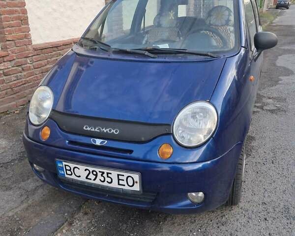 Синий Дэу Матиз, объемом двигателя 0.8 л и пробегом 192 тыс. км за 2750 $, фото 1 на Automoto.ua