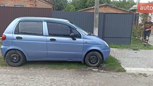 Синий Дэу Матиз, объемом двигателя 0.8 л и пробегом 152 тыс. км за 1850 $, фото 1 на Automoto.ua