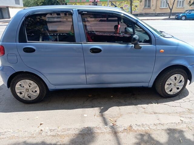 Синий Дэу Матиз, объемом двигателя 8 л и пробегом 168 тыс. км за 2300 $, фото 1 на Automoto.ua