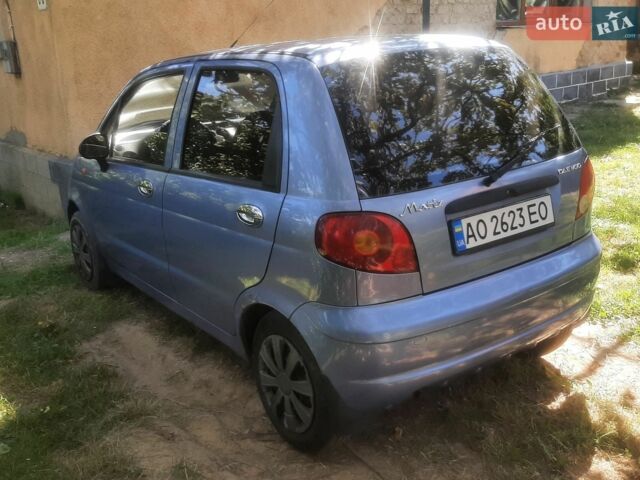 Синій Деу Матіз, об'ємом двигуна 0.8 л та пробігом 100 тис. км за 1650 $, фото 1 на Automoto.ua