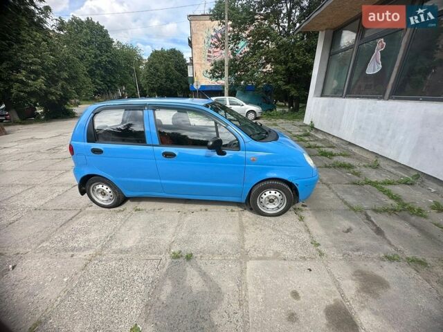 Синий Дэу Матиз, объемом двигателя 0.8 л и пробегом 127 тыс. км за 2300 $, фото 1 на Automoto.ua