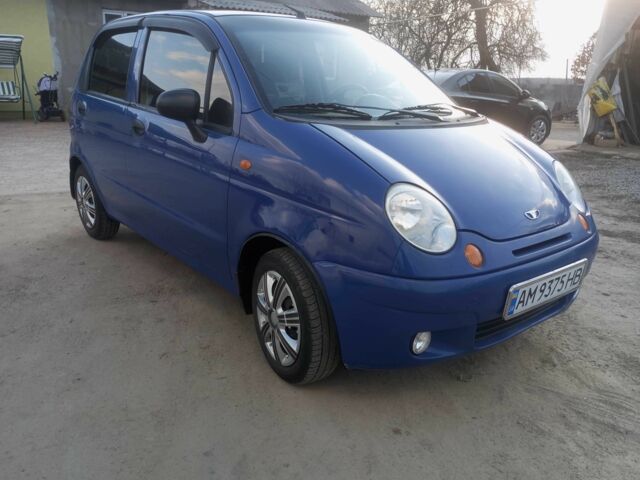 Синій Деу Матіз, об'ємом двигуна 0.8 л та пробігом 107 тис. км за 2000 $, фото 1 на Automoto.ua