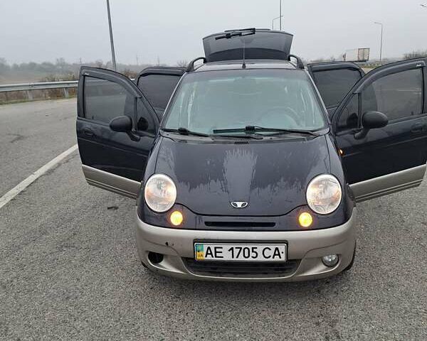 Синий Дэу Матиз, объемом двигателя 1 л и пробегом 129 тыс. км за 2500 $, фото 1 на Automoto.ua