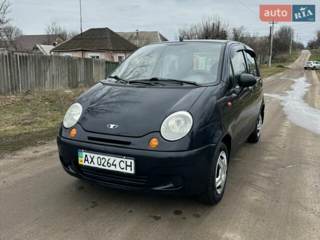 Синий Дэу Матиз, объемом двигателя 0.8 л и пробегом 200 тыс. км за 2200 $, фото 1 на Automoto.ua