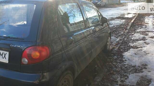 Синій Деу Матіз, об'ємом двигуна 0.8 л та пробігом 163 тис. км за 2500 $, фото 1 на Automoto.ua