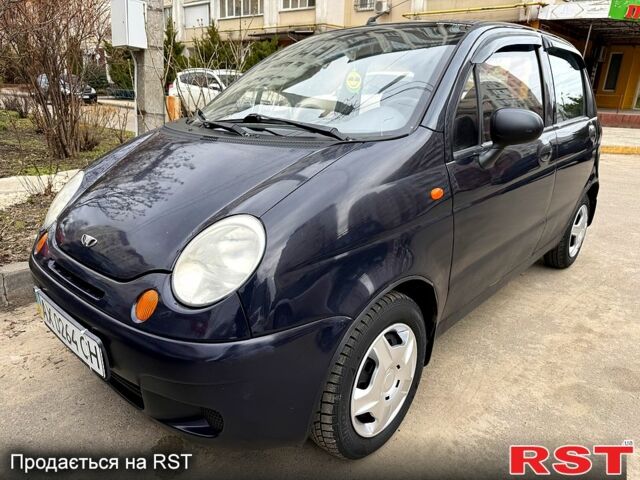 Синий Дэу Матиз, объемом двигателя 0.8 л и пробегом 150 тыс. км за 1800 $, фото 1 на Automoto.ua