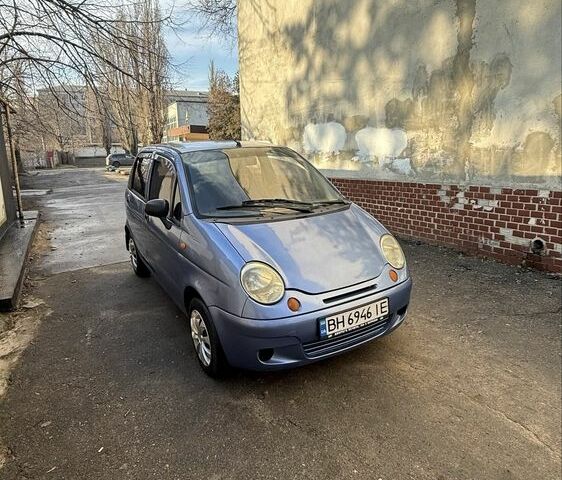 Синий Дэу Матиз, объемом двигателя 0.8 л и пробегом 70 тыс. км за 2800 $, фото 1 на Automoto.ua