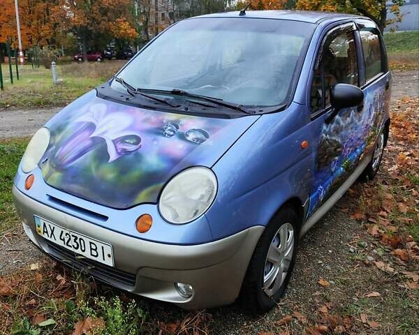 Синий Дэу Матиз, объемом двигателя 1 л и пробегом 147 тыс. км за 2700 $, фото 1 на Automoto.ua