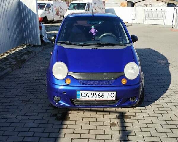 Синий Дэу Матиз, объемом двигателя 0.8 л и пробегом 121 тыс. км за 2250 $, фото 1 на Automoto.ua