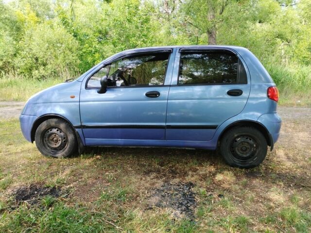 Синий Дэу Матиз, объемом двигателя 0.8 л и пробегом 130 тыс. км за 3100 $, фото 1 на Automoto.ua