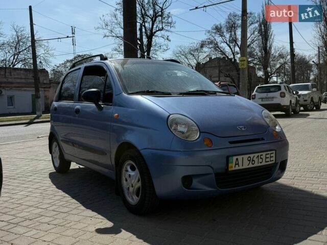 Синий Дэу Матиз, объемом двигателя 0.8 л и пробегом 73 тыс. км за 3200 $, фото 1 на Automoto.ua