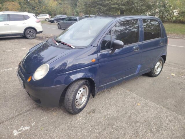 Синій Деу Матіз, об'ємом двигуна 1 л та пробігом 155 тис. км за 800 $, фото 1 на Automoto.ua