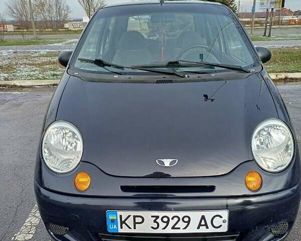 Синий Дэу Матиз, объемом двигателя 0.8 л и пробегом 86 тыс. км за 2900 $, фото 1 на Automoto.ua