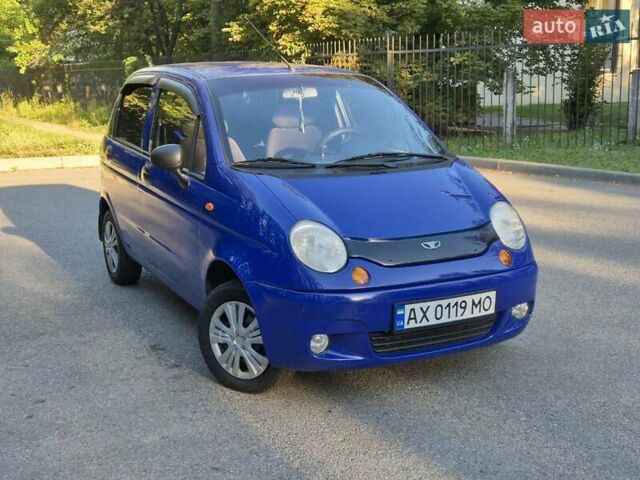Синій Деу Матіз, об'ємом двигуна 0.8 л та пробігом 107 тис. км за 3200 $, фото 1 на Automoto.ua
