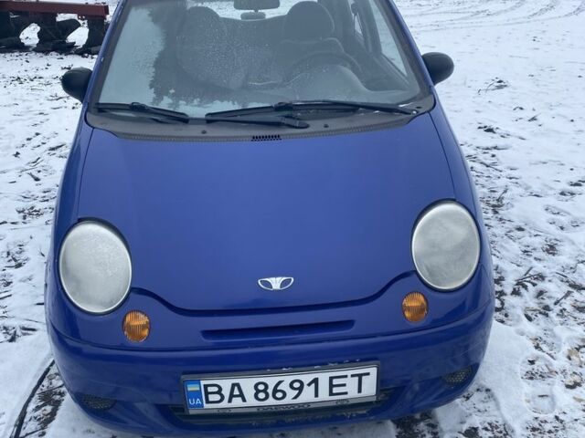 Синій Деу Матіз, об'ємом двигуна 0.8 л та пробігом 130 тис. км за 1000 $, фото 1 на Automoto.ua