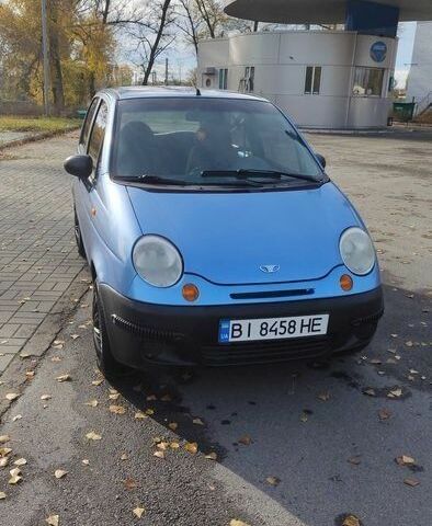 Синий Дэу Матиз, объемом двигателя 0.8 л и пробегом 201 тыс. км за 1500 $, фото 1 на Automoto.ua