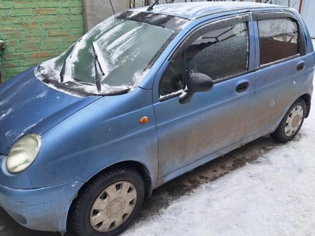 Синий Дэу Матиз, объемом двигателя 0.8 л и пробегом 124 тыс. км за 1594 $, фото 1 на Automoto.ua