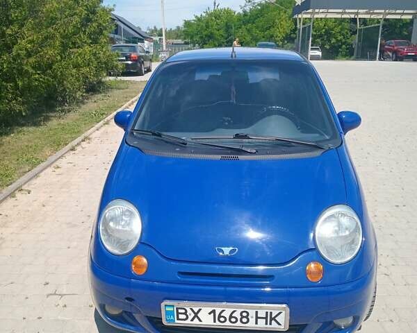 Синий Дэу Матиз, объемом двигателя 0.8 л и пробегом 211 тыс. км за 2200 $, фото 1 на Automoto.ua