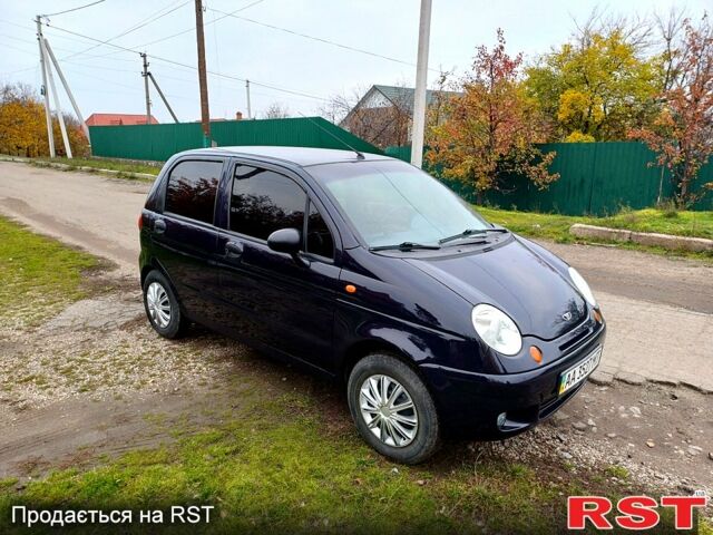 Синий Дэу Матиз, объемом двигателя 0.8 л и пробегом 186 тыс. км за 2700 $, фото 1 на Automoto.ua