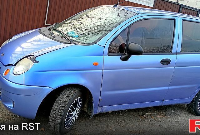 Синий Дэу Матиз, объемом двигателя 0.8 л и пробегом 25000 тыс. км за 1800 $, фото 1 на Automoto.ua