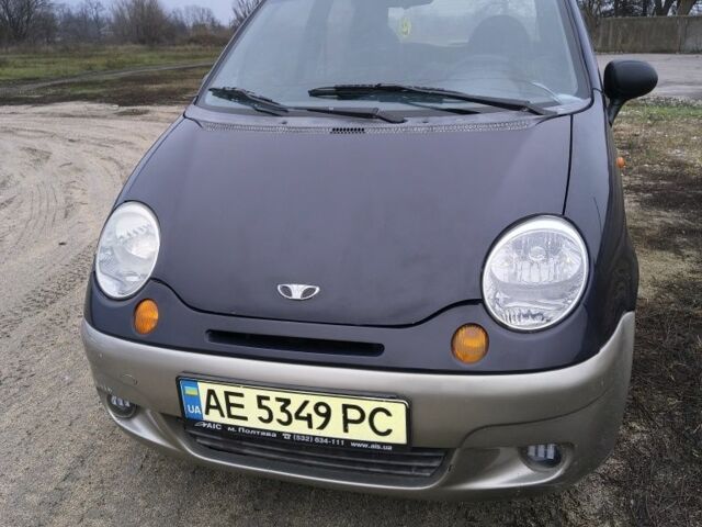 Синий Дэу Матиз, объемом двигателя 1 л и пробегом 162 тыс. км за 1900 $, фото 1 на Automoto.ua