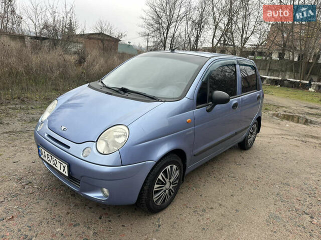Синий Дэу Матиз, объемом двигателя 0.8 л и пробегом 85 тыс. км за 2200 $, фото 1 на Automoto.ua