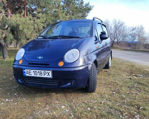 Синий Дэу Матиз, объемом двигателя 0.8 л и пробегом 97 тыс. км за 3000 $, фото 1 на Automoto.ua