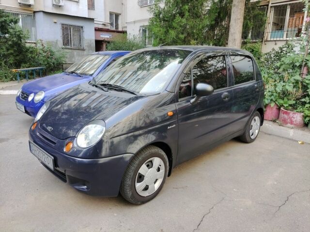 Дэу Матиз 2008 в Одессе на Automoto.ua Синий Дэу Матиз, объемом двигателя 0.8 л и пробегом 170 тыс. км за 2400 $, фото 1 на Automoto.ua
