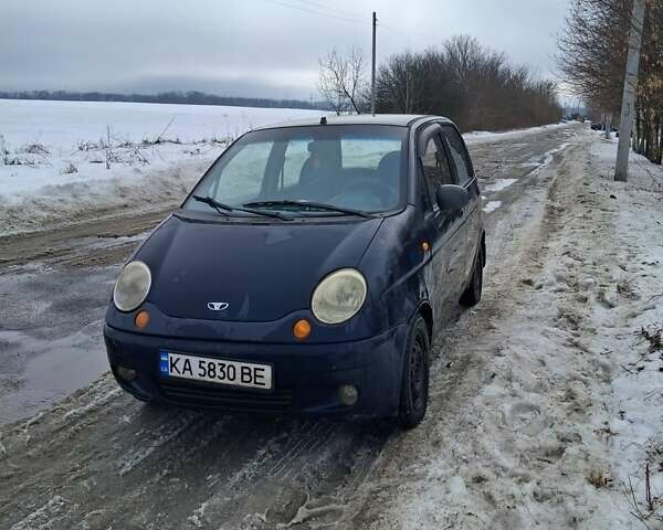 Синий Дэу Матиз, объемом двигателя 0.8 л и пробегом 320 тыс. км за 1990 $, фото 1 на Automoto.ua
