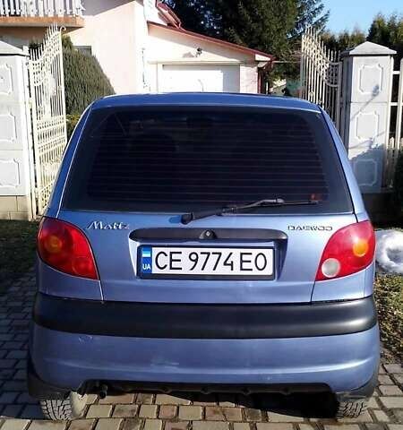 Синий Дэу Матиз, объемом двигателя 0.8 л и пробегом 184 тыс. км за 2800 $, фото 1 на Automoto.ua