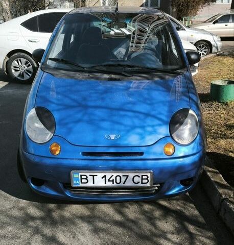 Синий Дэу Матиз, объемом двигателя 0.8 л и пробегом 58 тыс. км за 2600 $, фото 1 на Automoto.ua