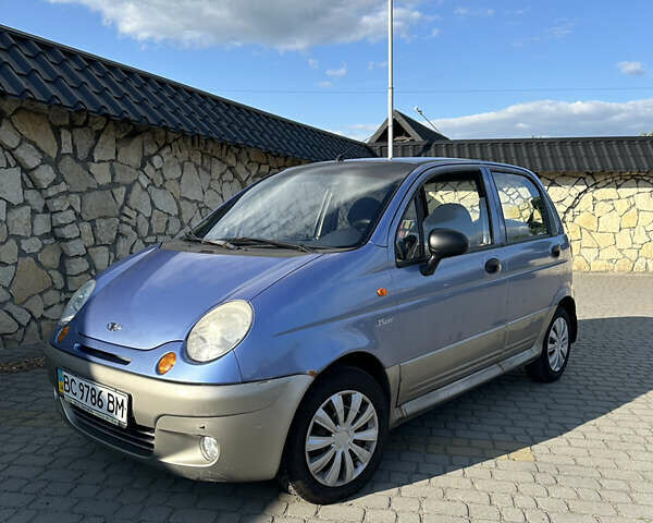 Синий Дэу Матиз, объемом двигателя 1 л и пробегом 151 тыс. км за 2100 $, фото 1 на Automoto.ua